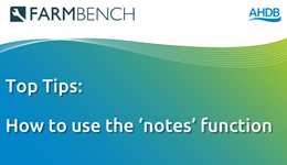 FARMBENCH: How to use the notes function